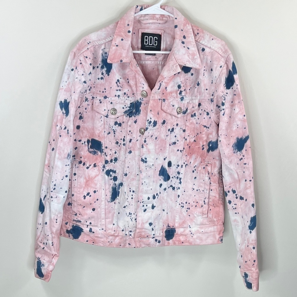 BDG Urban Outfitters Paint Splatter Denim Jacket